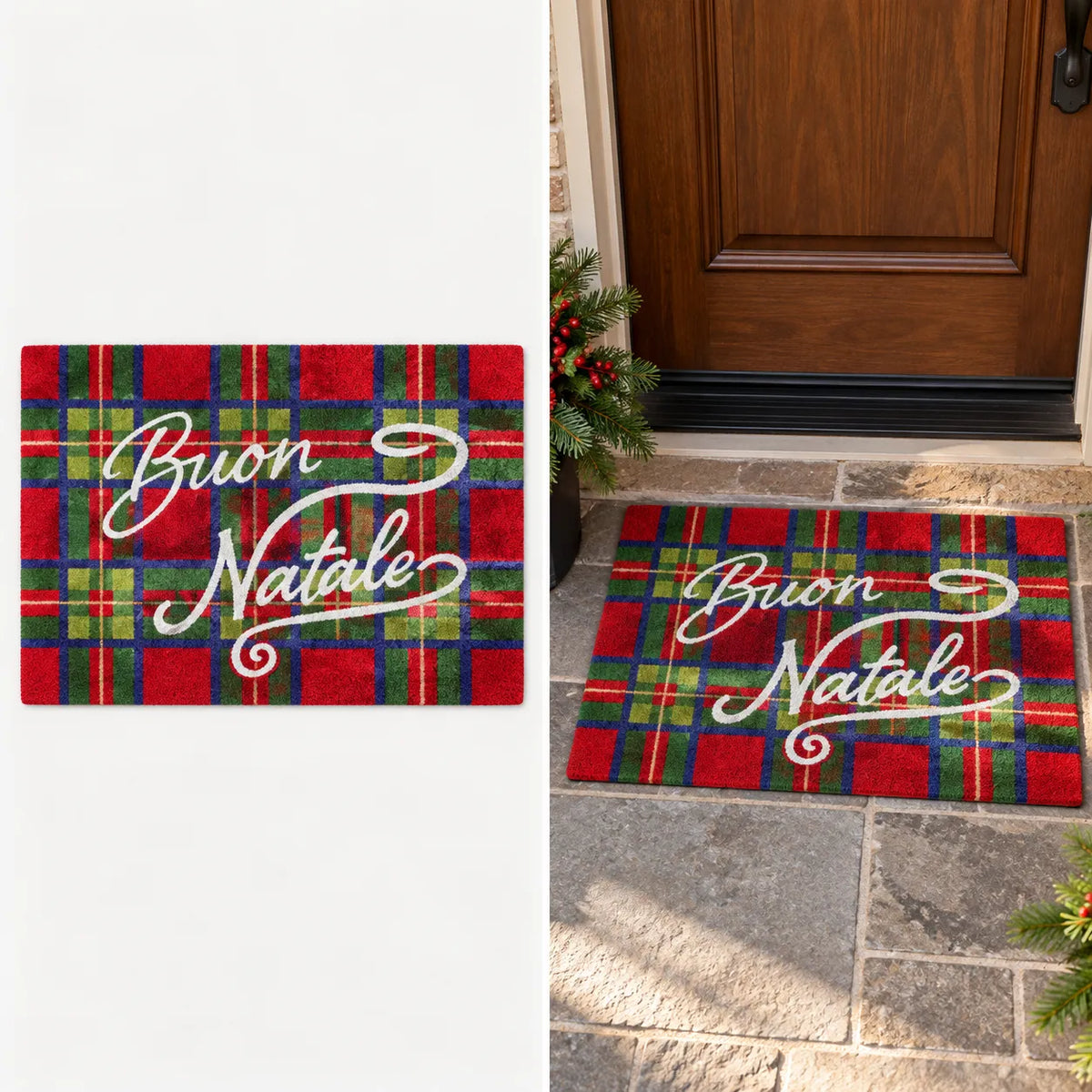 Montemaggi Zerbino Cocco “Buon Natale” 70x40 Fantasie Assortite