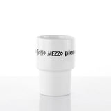 Set 2 Mug 0,50 L Graffiti Mezzo Pieno Vuoto By Weissestal