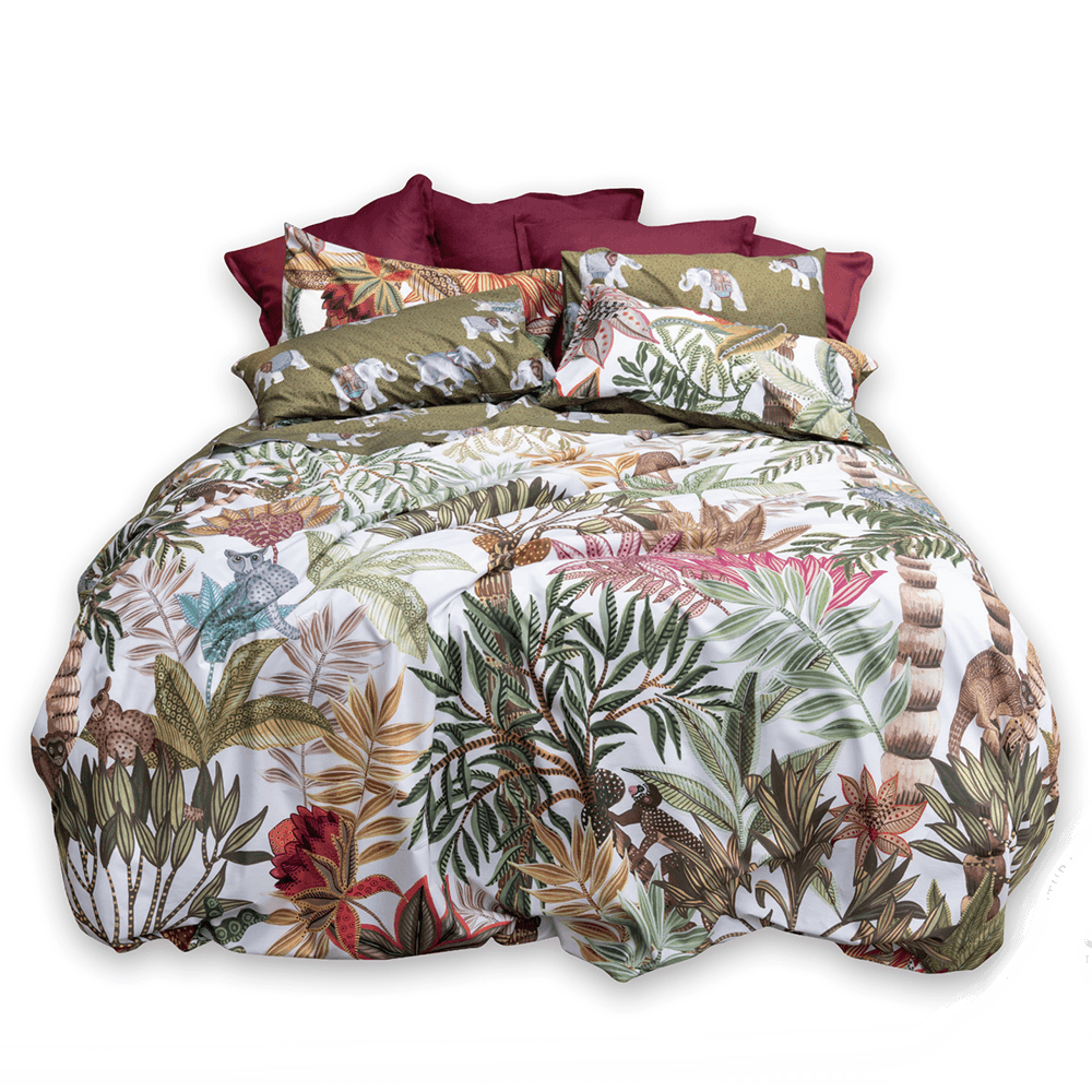 Tessitura Toscana Telerie Parure Copripiumino Munai - Varie Dimensioni - Passarelli Biancheria