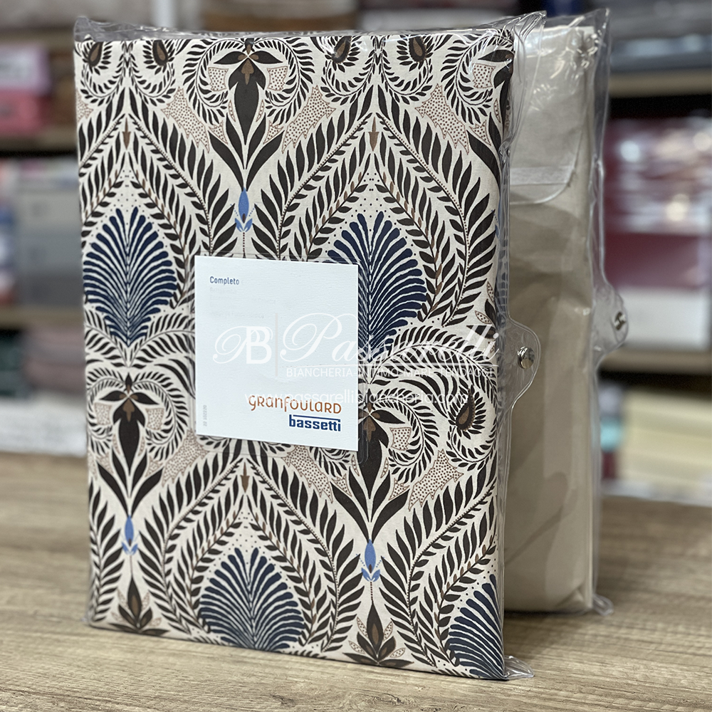 Bassetti Granfoulard Completo Copripiumino Matrimoniale Nairobi 2505S160