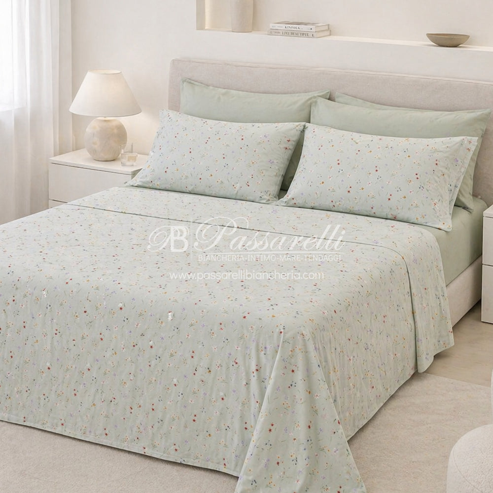 Neìth Completo Lenzuola Matrimoniale 4 federe Venere