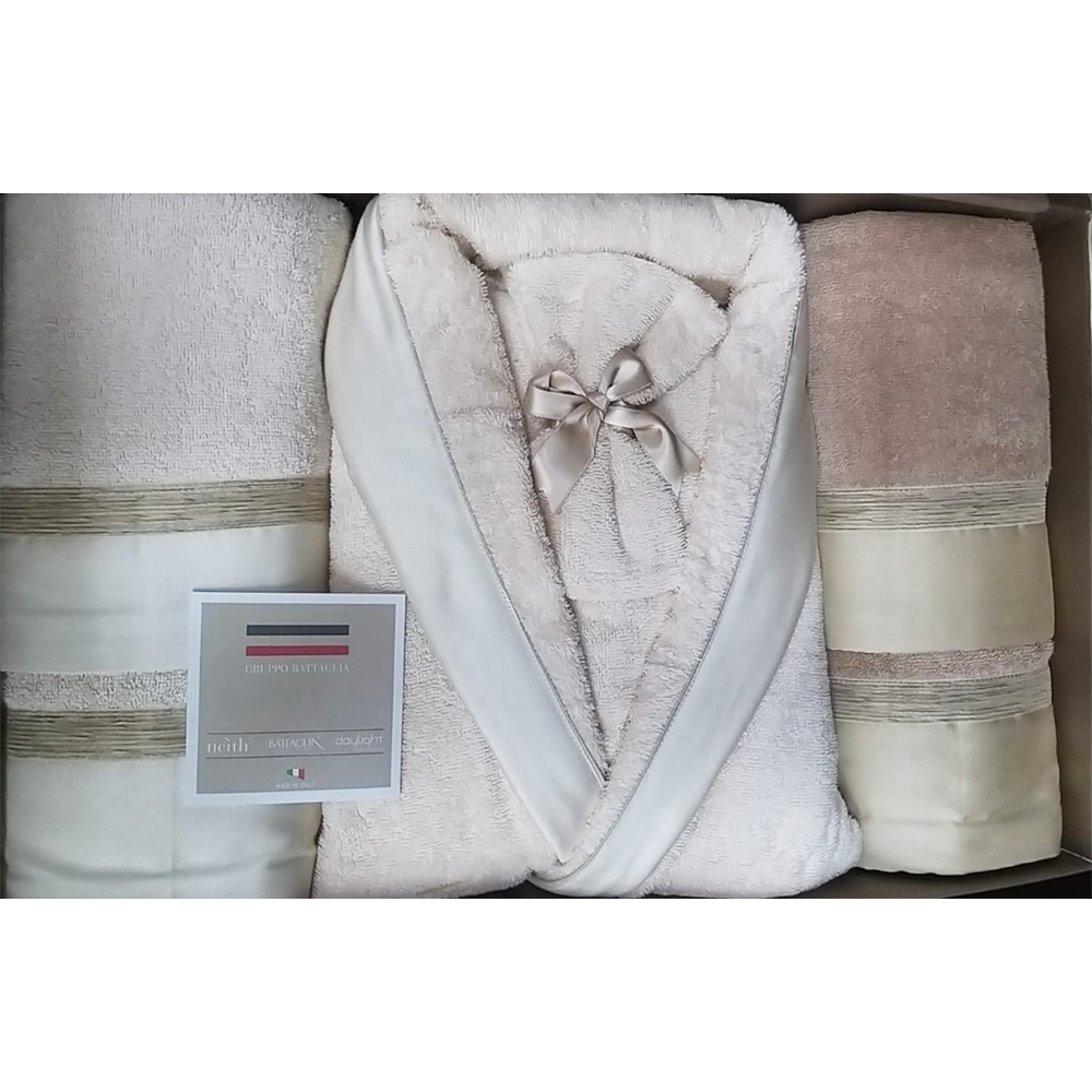 Neith Set Completo Bagno Unisex 8 Pezzi 100% Spugna Cotone Capri B180