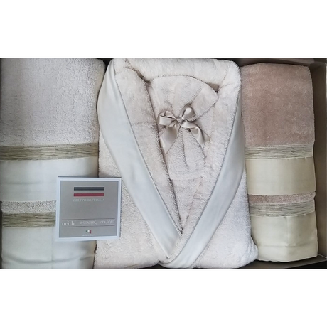 Neith Complete Unisex Bath Set 8 Pieces 100% Terry Cotton Capri B180 