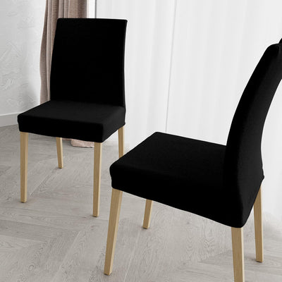 Set of 2 Chair Covers with Backrest in Stretch Fabric B17