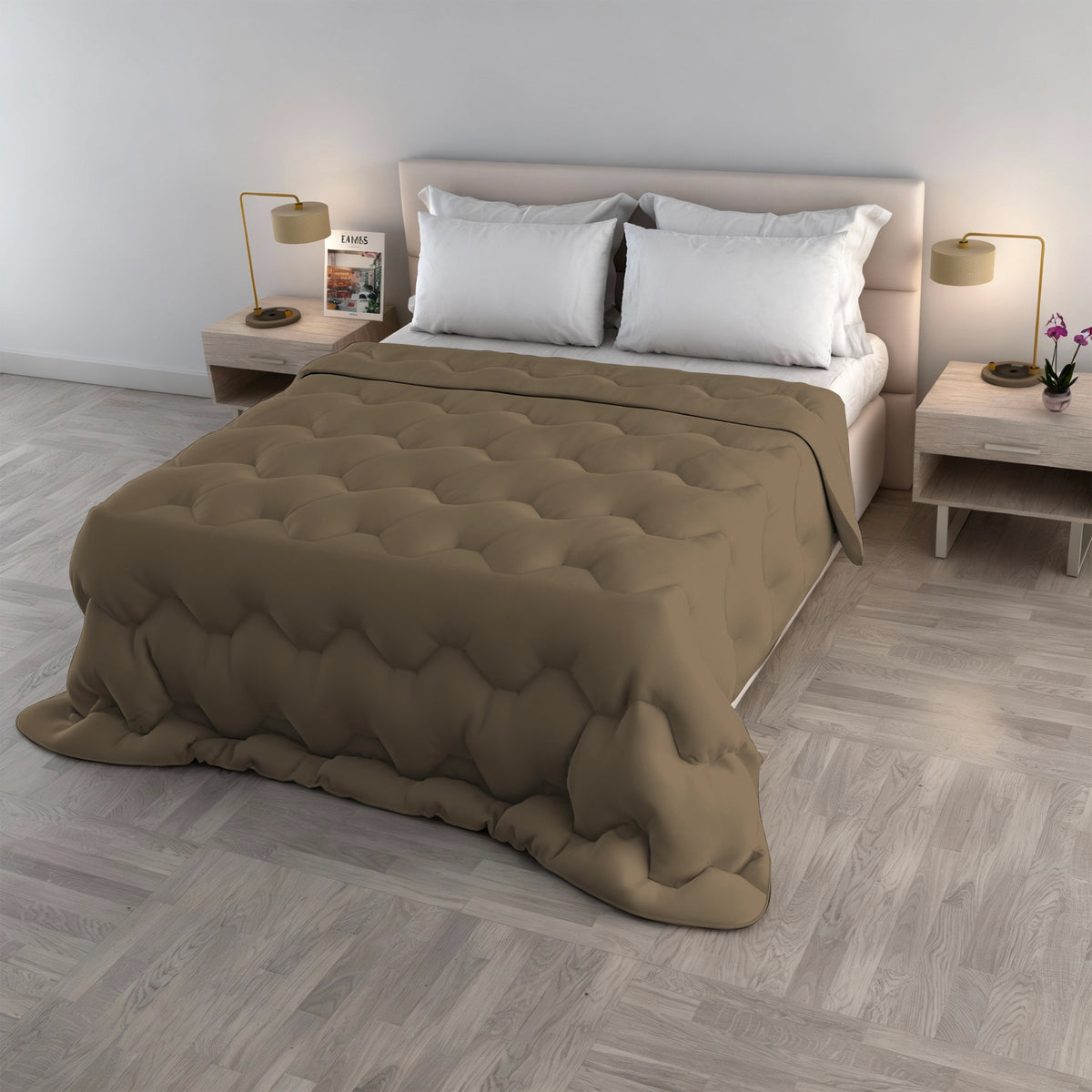 Trapunta Matrimoniale Water Washed 250x250 cm – Made in Italy