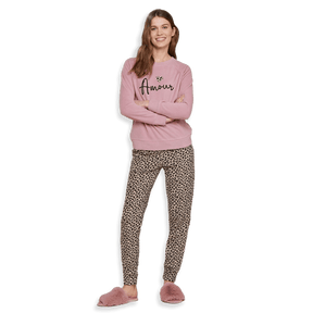 Noidinotte Pigiama Invernale da Donna in Pile FA8404 S31 - Passarelli Biancheria