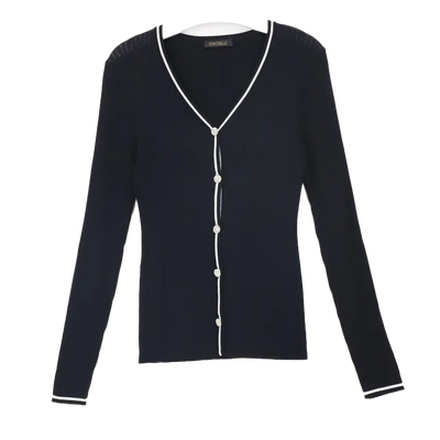 Oroblu Cardigan in Viscosa a Costine Glamour Rib VOBT67636 S74