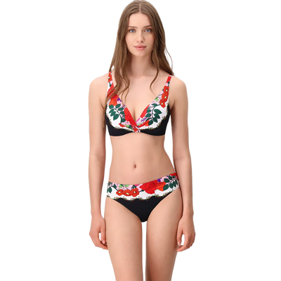 Oroblu Costume Due Pezzi Preformato con Ferretti Roses VOBB67722 S110