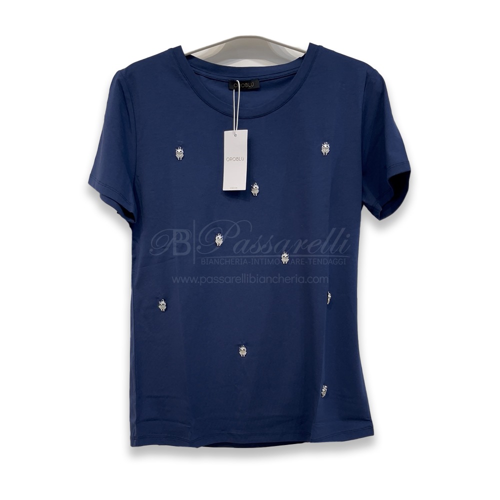 Oroblu Maglia Estiva da Donna Maniche Corte VOBT68110 2504S40