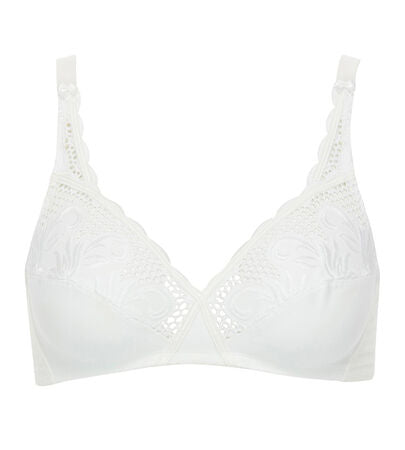 Playtex Reggiseno senza ferretto bianco Criss Cross Modern Tricot 6176 S34