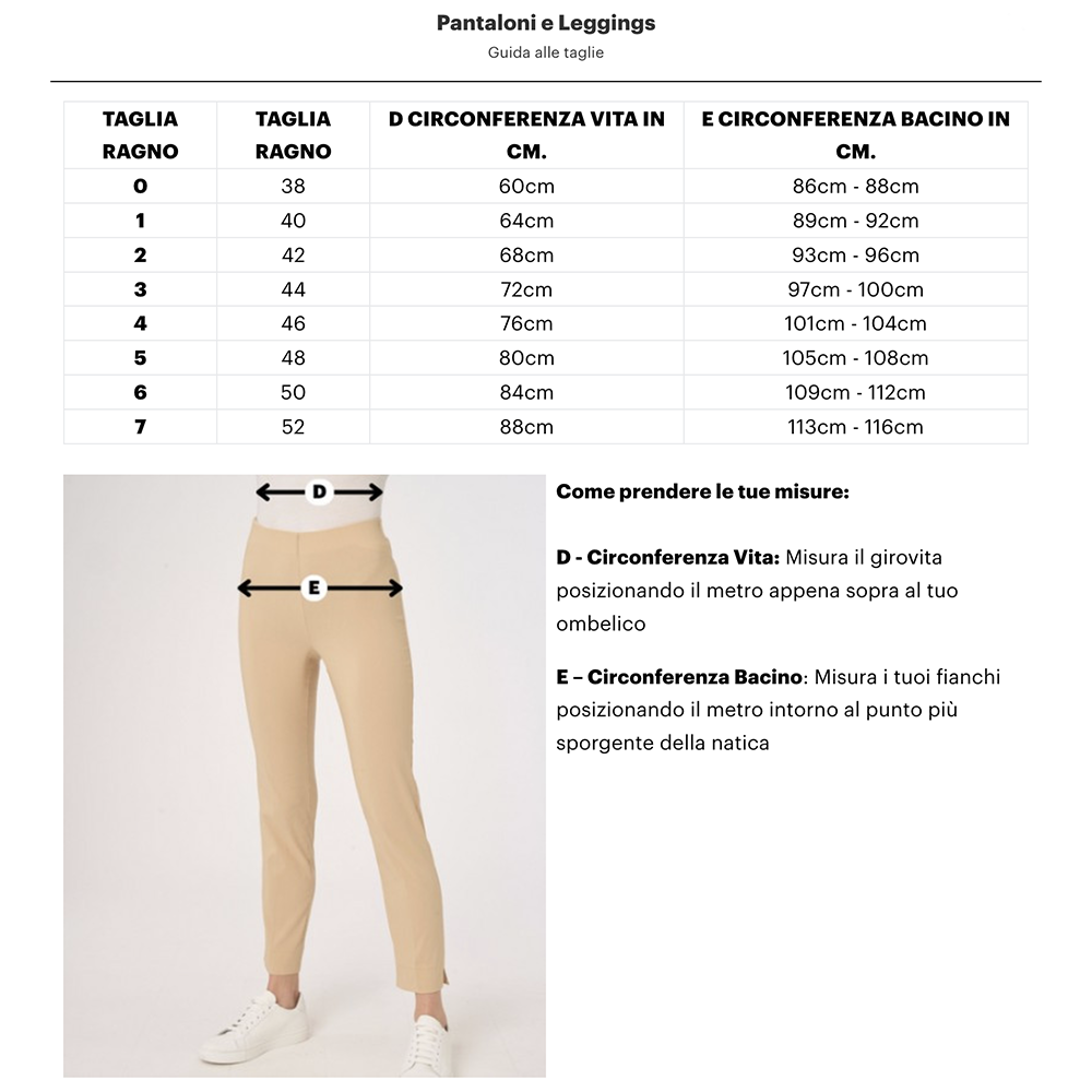 Ragno Pantalone da Donna a sigaretta in Satin Power D926PY 2404S53 - Vari Colori