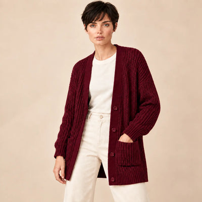 Parisblue Cardigan Invernale da Donna