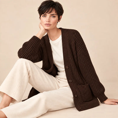 Parisblue Cardigan Invernale da Donna