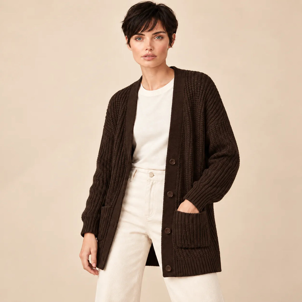 Parisblue Cardigan Invernale da Donna