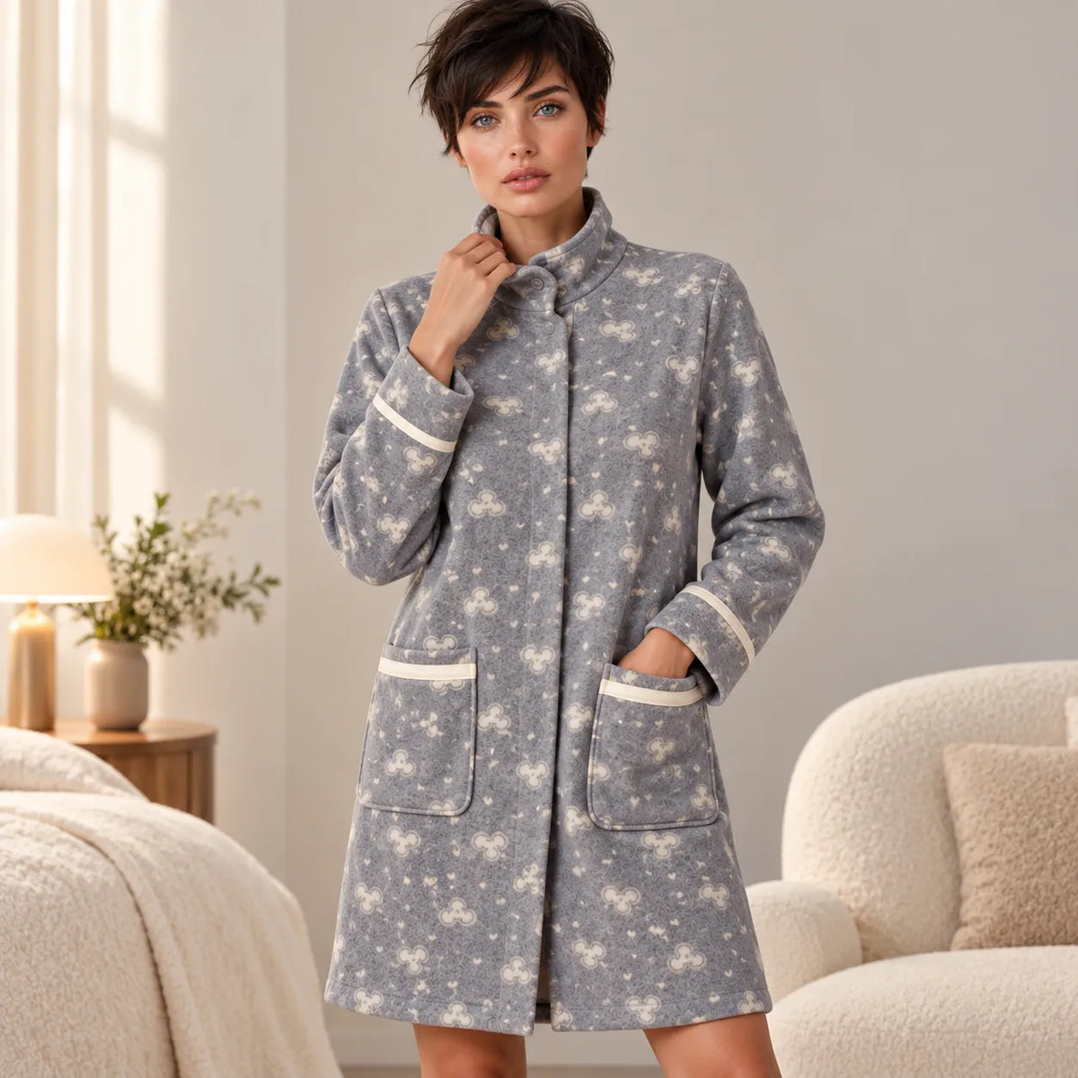 Parisblue Vestaglia Invernale Punto Milano A9050P Emi