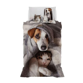 Parure Copripiumino Singolo 1 Posto GoodNight Peggy B22 - Passarelli Biancheria