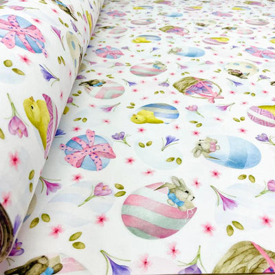 Magilu Tovaglia in Cotone Pasqua Rosa - Dimensioni Varie - Passarelli Biancheria