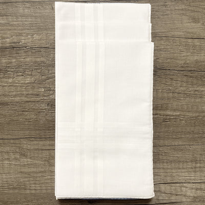 Perofil Confezione 3 Fazzoletti Uomo in Cotone Batista cm.45x45 S15