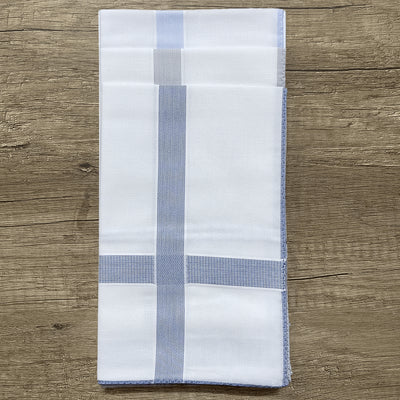 Perofil Confezione 3 Fazzoletti Uomo in Cotone Batista cm.45x45 S15