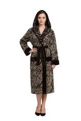 Philipp Plein Accappatoio con Cappuccio Script Moderno in Spugna