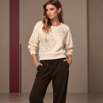 Philippe Matignon Felpa Rasata da Donna A013476 Dahlia