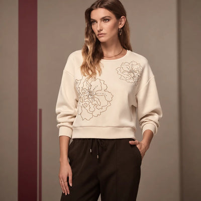 Philippe Matignon Felpa Rasata da Donna A013476 Dahlia