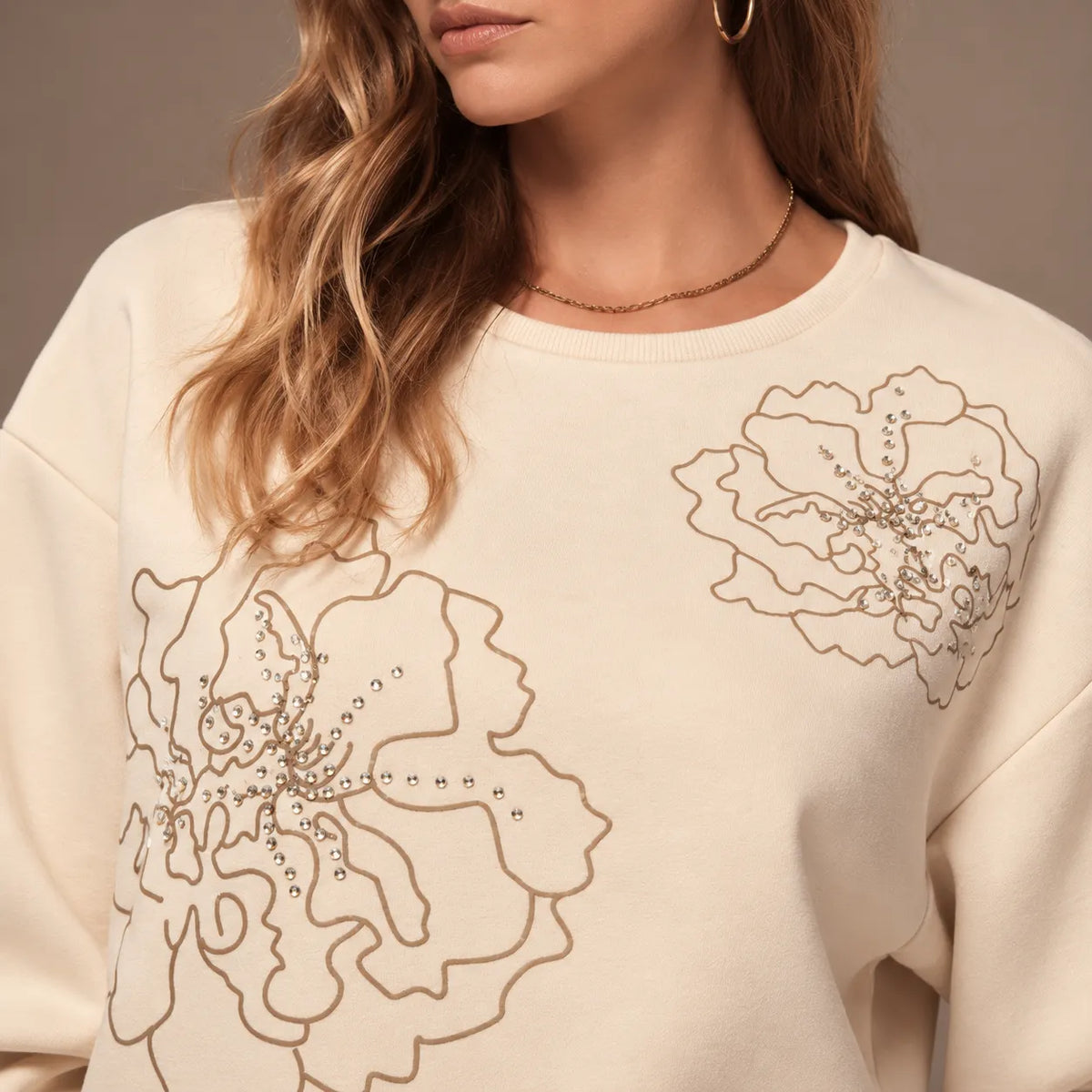 Philippe Matignon Felpa Rasata da Donna A013476 Dahlia