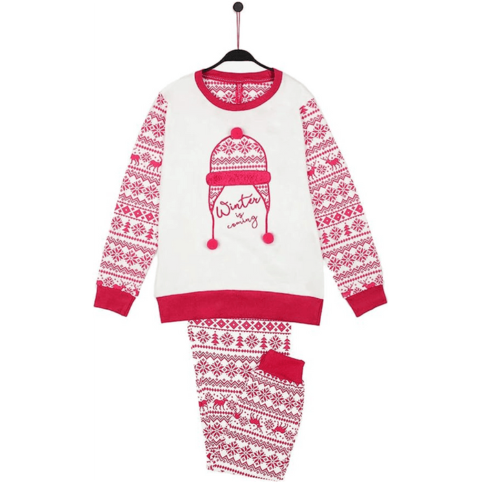 Admas Winter Pajamas for Girls in Warm Cotton Fleece 54142 S23
