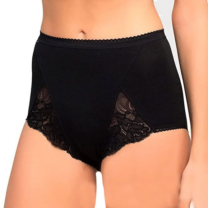 Playtex Women's Cotton and Lace Midi Briefs P00BT S85 