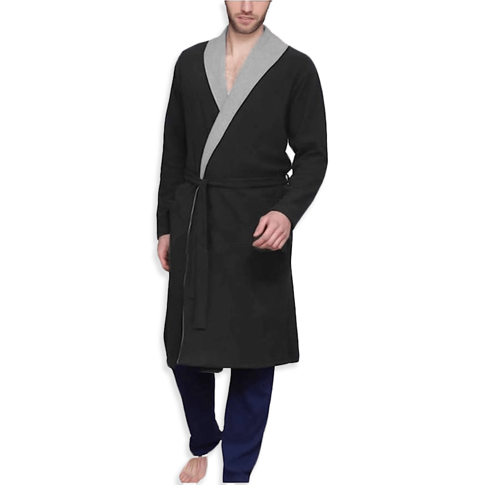 Prestigio Vestaglia da Uomo Invernale in Punto Milano con Cintura 92994W S38 - Passarelli Biancheria