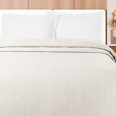 Daunex Copriletto in Cotone con Fantasia Jacquard - Raffaello - Dimensioni Varie