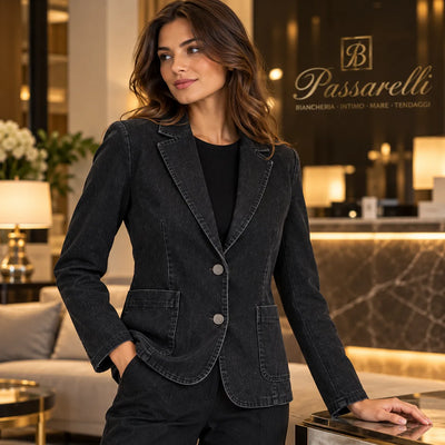 Ragno Blazer due bottoni in Super Denim DO79GA