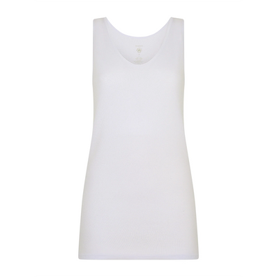 Ragno Canottiera Spalla Larga in cotone da Donna 71131W S100