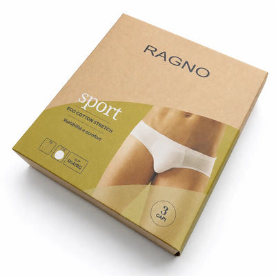 Ragno Confezione 3 Slip Uomo Stretch Cotton Midi U547BQ - 61147Q