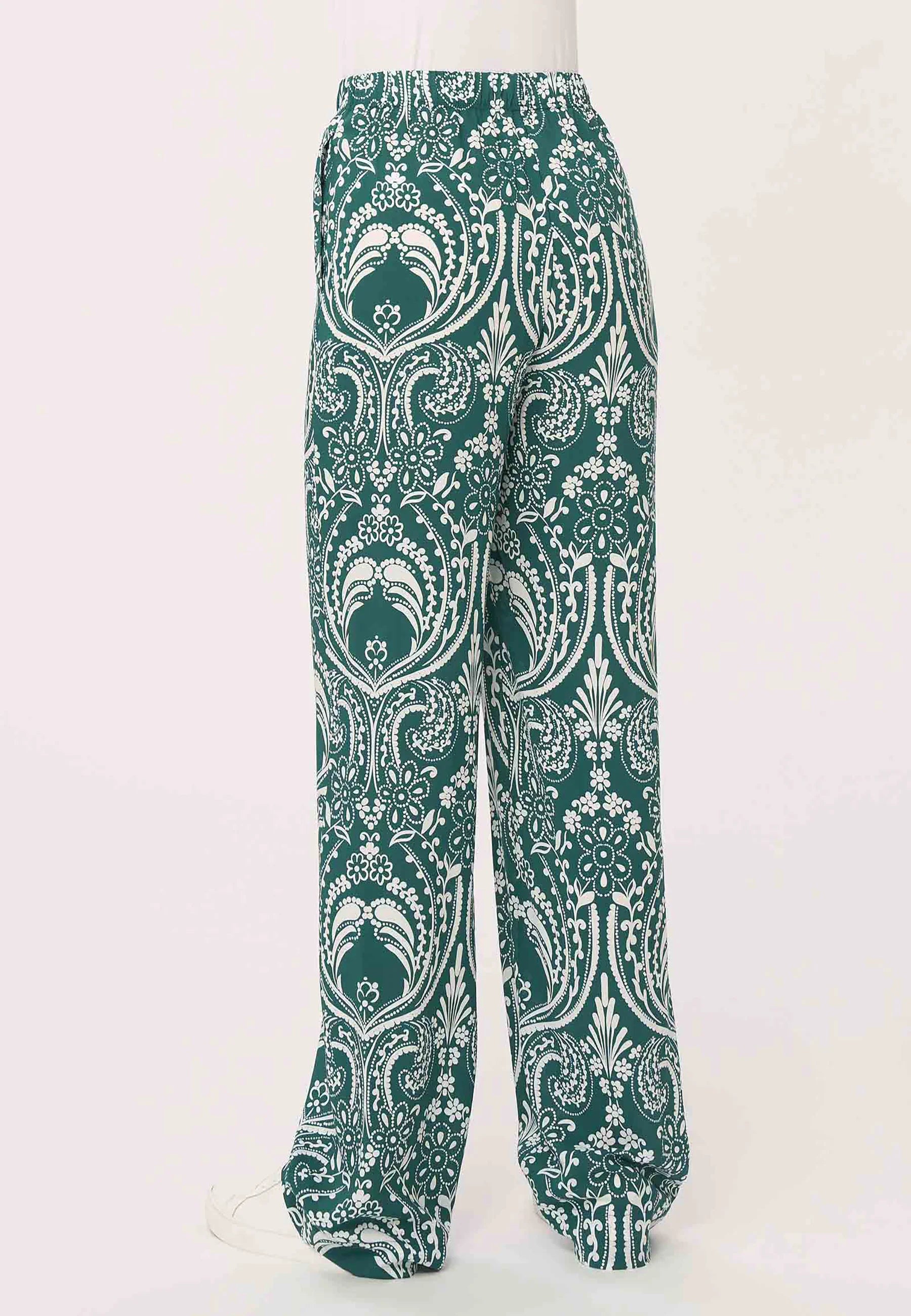 Ragno Pantalone da Donna a palazzo in Viscosa DM84PE S46