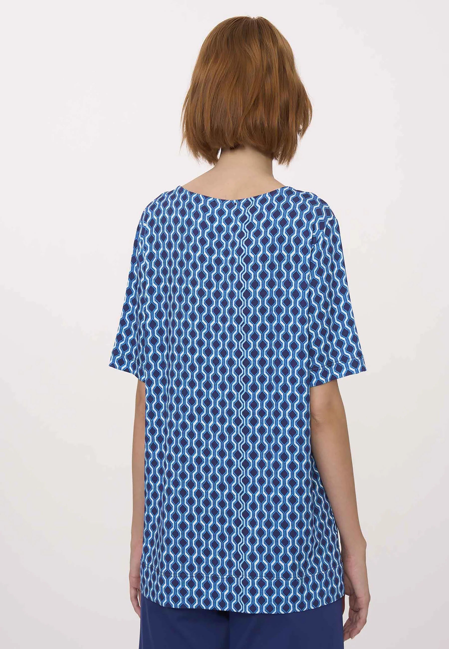 SENSI' T-Shirt Donna Manica Corta Seamless | Microfibra Antibatterica Con Stampa VAN | Traspirante E Made In Italy
