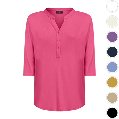 Ragno Maglietta da Donna a manica 3/4 in Viscosa Summer 70121L S23 - Vari Colori