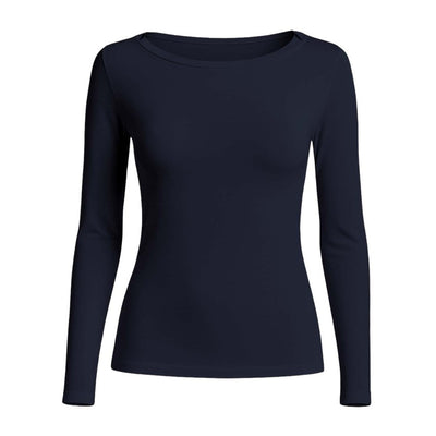 Ragno Maglietta da Donna con collo a barchetta in filato Tenderwool DM03AB