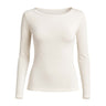 Ragno Maglietta da Donna con collo a barchetta in filato Tenderwool DM03AB