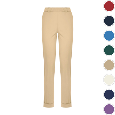 Ragno Pantalone da Donna chino slim con tasche in Satin Power DN22P7 S57 - Vari Colori