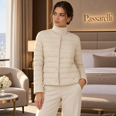Ragno Piumino da Donna Puffer con manica lunga in Ultralight DT53KP
