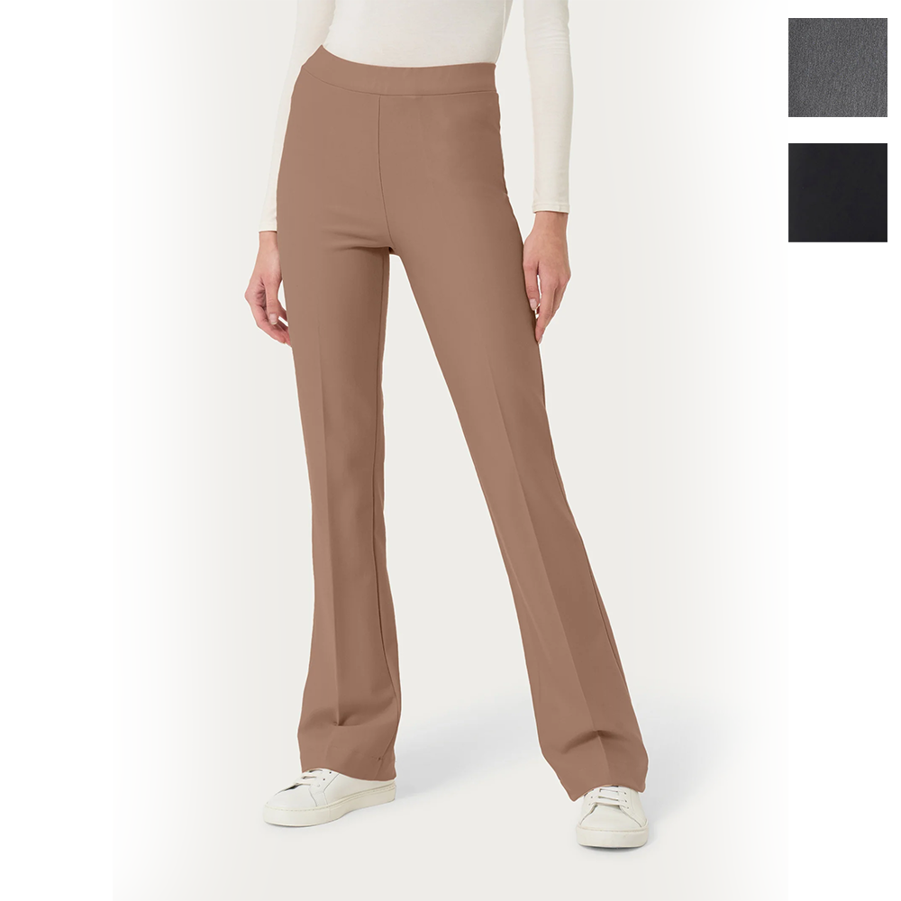 Ragno Pantalone Invernale da Donna Pantalone flare in tessuto Compact DL20PC 2510S70