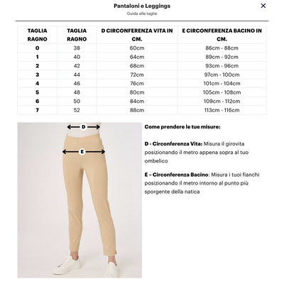 Ragno Pantalone Invernale da Donna ampio con tasche in Compact DO16PE 2411S74