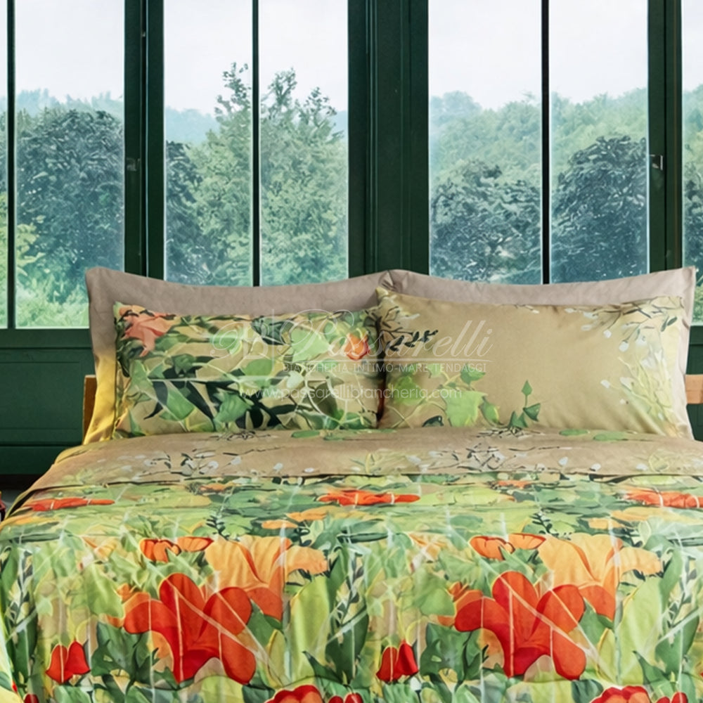 Bassetti Lenzuola Matrimoniale Flower Gate 2512S70