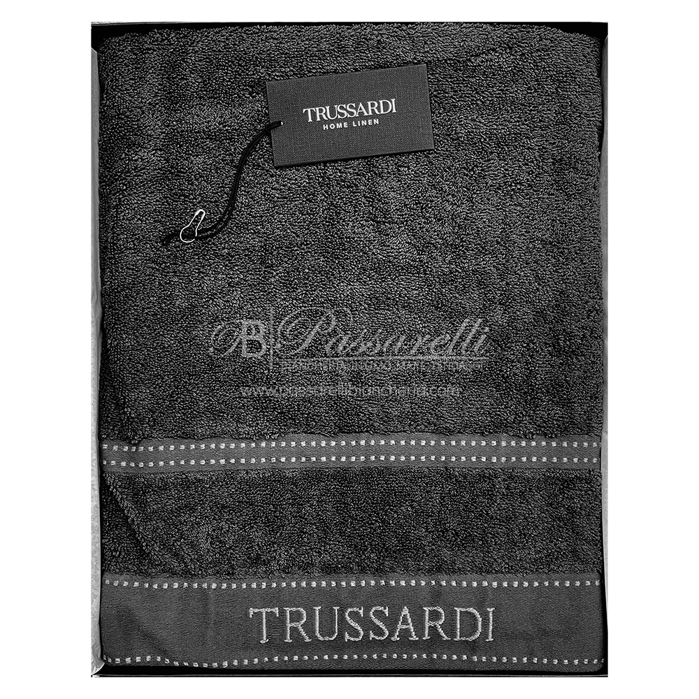 Trussardi Home Pure Cotton Terry Bath Towel Ribbon S41