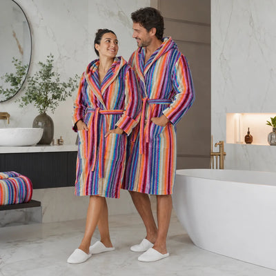 Riviera Accappatoio Unisex Spugna Jacquard Groovy Wave