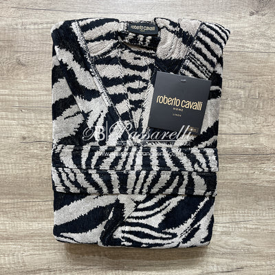 Roberto Cavalli Accappatoio Unisex in spugna 100% cotone 2411S100