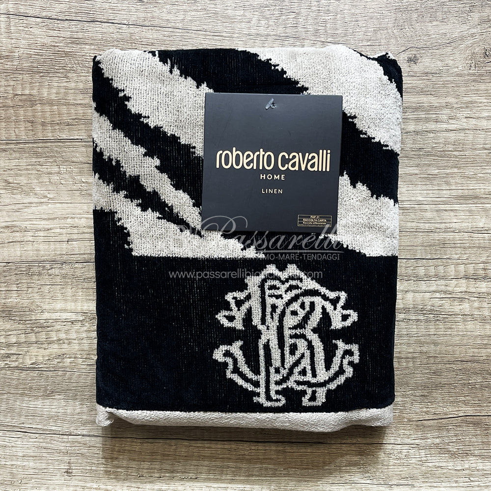 Roberto Cavalli Telo Bagno | Mare in spugna 100% cotone 2411S53