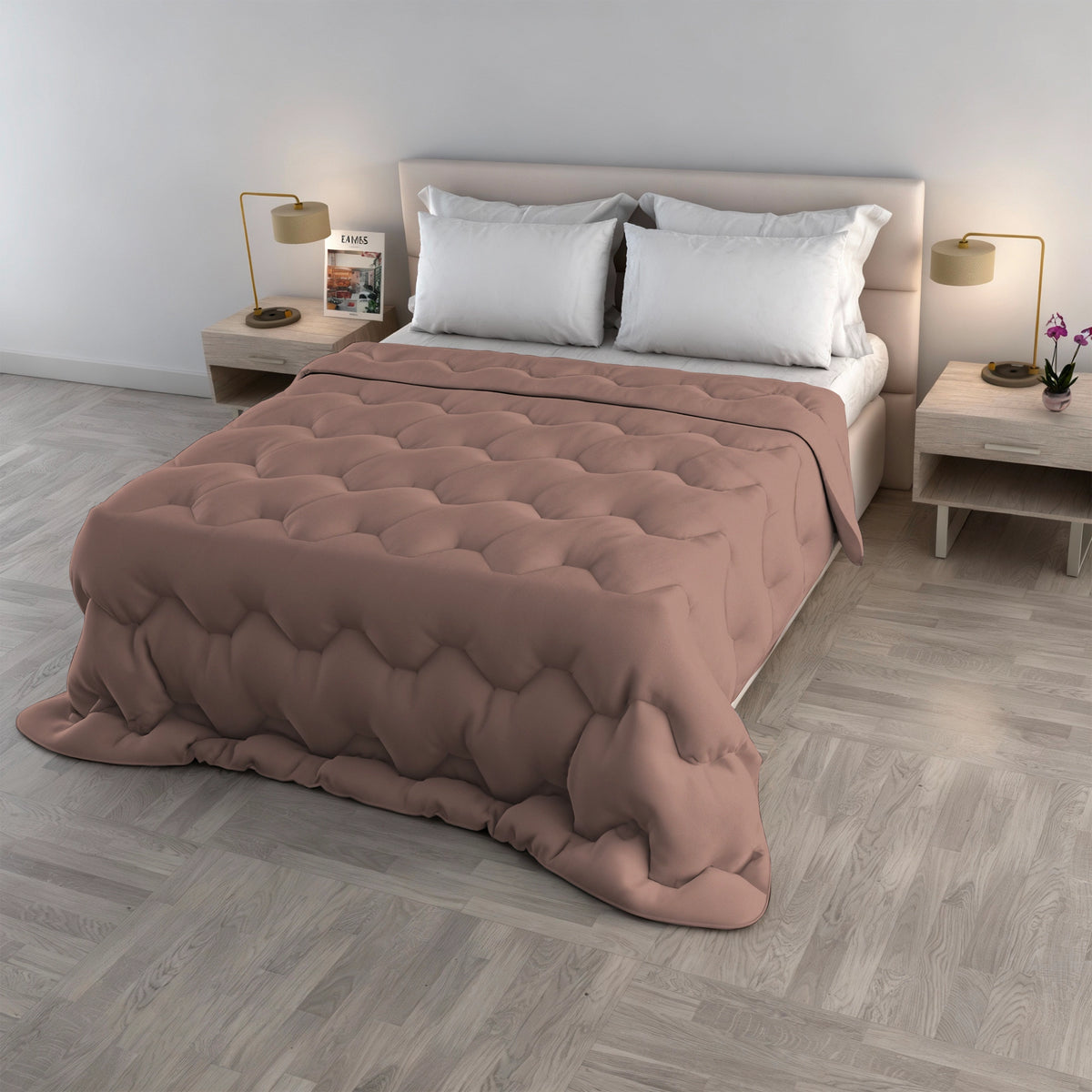Trapunta Matrimoniale Water Washed 250x250 cm – Made in Italy