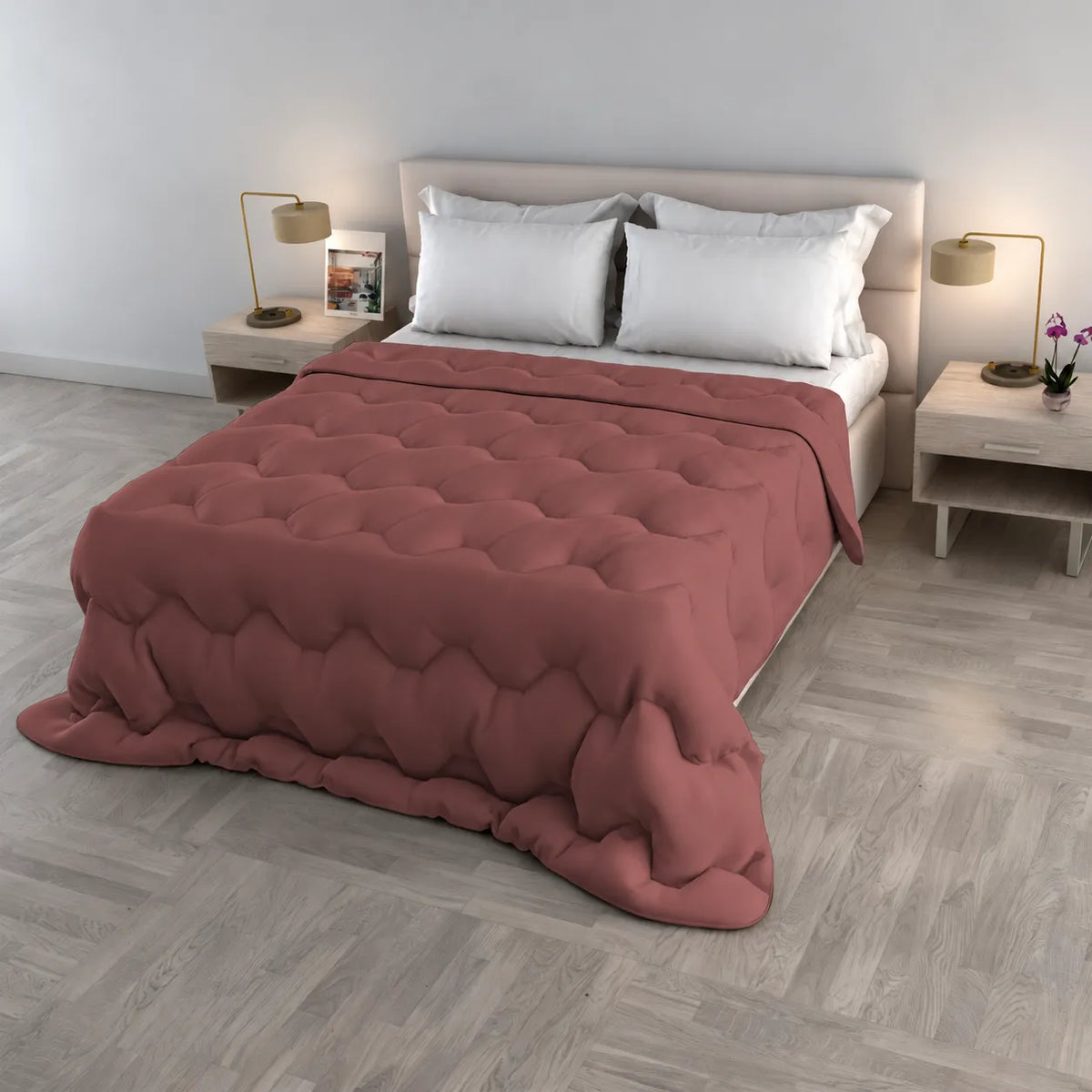 Trapunta Matrimoniale Water Washed 250x250 cm – Made in Italy